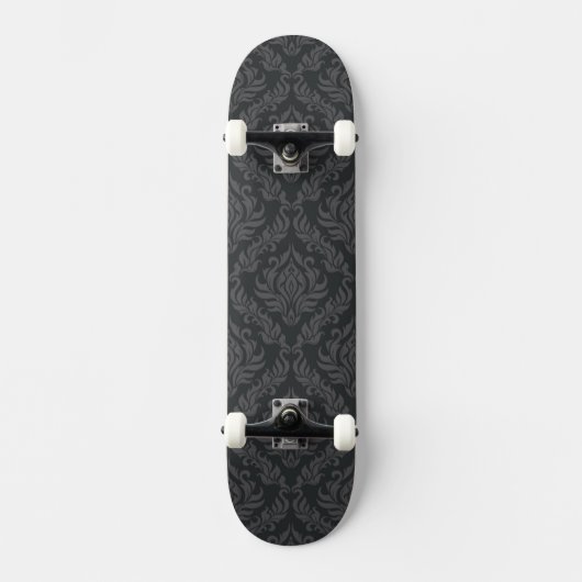 Damast-Muster 6 Skateboard (Vorderseite)