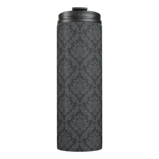 Damast-Muster 6 Thermosbecher (Vorderseite)