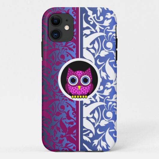 Damast-Muster mit Esel Case-Mate iPhone Hülle (Rückseite)