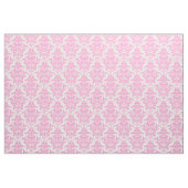 Damast-Muster - Rosa auf Weiß Stoff (Fat Quarter (45,7 x 55,9 cm))
