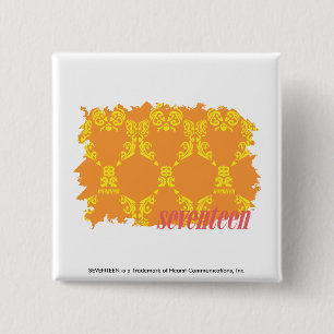 Damast orangegelbe 4 button