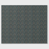 Damast-Ornamentik Geschenkpapier (Flach)