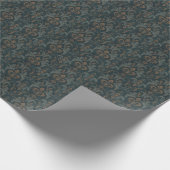 Damast-Ornamentik Geschenkpapier (Ecke)