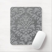 Damast-Samt, Doppel-Damask einfarbig Mousepad (Mit Mouse)