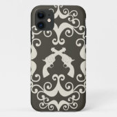 Damast schießt Case-Mate iPhone hülle (Rückseite)