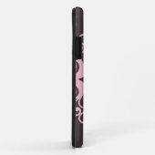 Damast schießt Grunge-Westernrosa goth Muster Case-Mate iPhone Hülle (Hinten/Rechts)