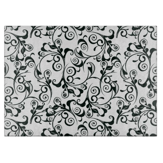 Damast Schneidebrett (Vorderseite)