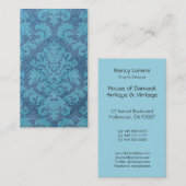 Damast-Schnitt-Samt, doppelter Damast Visitenkarte (Vorne/Hinten)