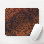 Damast-Schnitt-Samt, Schatten in der Orange u. Mousepad (Mit Mouse)
