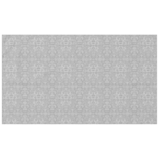 Damast-silbernes Grau-Klassikerc$multi-size Tischdecke (Vorderseite (Horizontal))