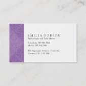 Damast-TagesWellness-Center-Geschäfts-Karten Visitenkarte (Rückseite)