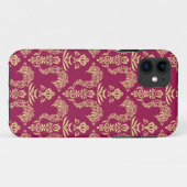 Damast Tapete 4 Case-Mate iPhone Hülle (Rückseite (Horizontal))