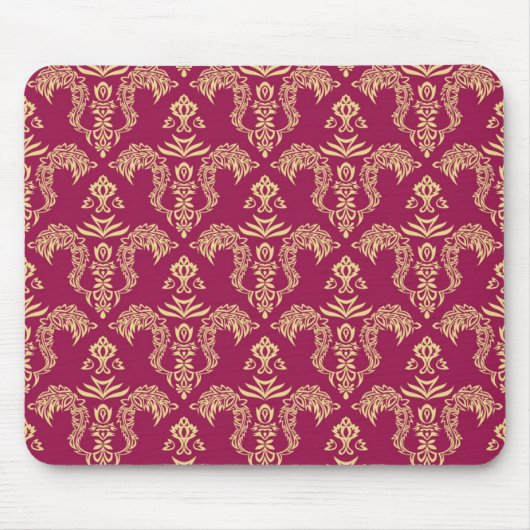 Damast Tapete 4 Mousepad (Vorne)
