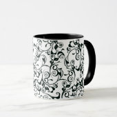 Damast Tasse (VorderseiteRechts)