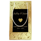 Damast und Herz Kleine Geschenktüte (Vorderseite)