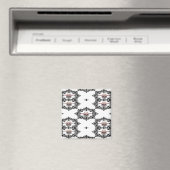 Damast und Schädel Magnet (In Situ (Geschirrspüler))