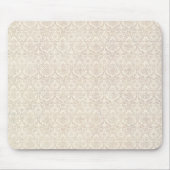 Damast-Vanille-Muster Mousepad (Vorne)
