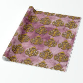Damast Victorian Geschenkpapier (Ungerollt)