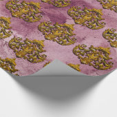 Damast Victorian Geschenkpapier (Ecke)