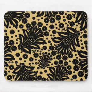 Damast-Vintage-Paisley-Tapete Blumenmuster Mousepad