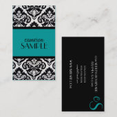 Damast Visitenkarte (Vorne/Hinten)