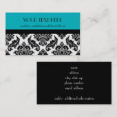 Damast Visitenkarte (Vorne/Hinten)