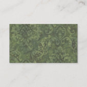 Damast Visitenkarte (Rückseite)