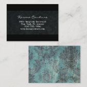 Damast Visitenkarte (Vorne/Hinten)