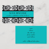 Damast Visitenkarte (Vorne/Hinten)