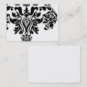 Damast-Visitenkarte Visitenkarte (Vorne/Hinten)