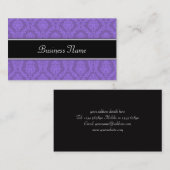 Damast-Visitenkarte Visitenkarte (Vorne/Hinten)