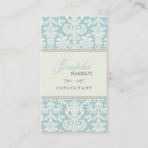Damast-Visitenkarte Visitenkarte