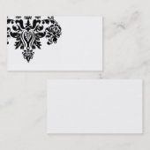 Damast-Visitenkarte Visitenkarte (Vorne/Hinten)