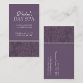 Damast-Visitenkarten Visitenkarte (Vorne/Hinten)