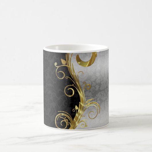 Damast & Wirbel Kaffeetasse (Mittel)
