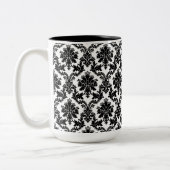 Damast-Wohngestaltung Zweifarbige Tasse (Links)
