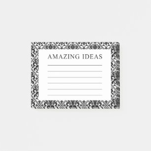 Damast Wunderbare Ideen Post-it Klebezettel