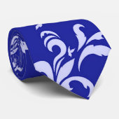 Damastblau-Krawatte Krawatte (Gerollt)