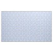 Damastblau-Muster. Monogramm. Stoff (Yard (91,4 cm))