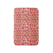 Damastblumenhintergrundmuster Badematte (Vorderseite Vertikal)