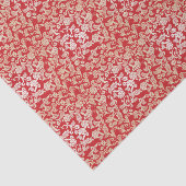 Damastblumenhintergrundmuster Seidenpapier (Ausschnitt)