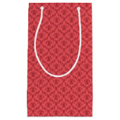 Damastblumenmuster Kleine Geschenktüte (Vorderseite)