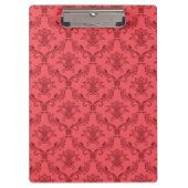 Damastblumenmuster Klemmbrett (Vorderseite)