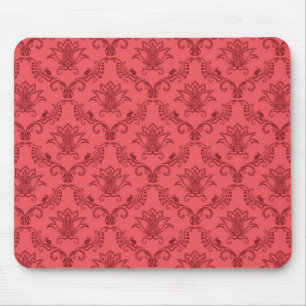 Damastblumenmuster Mousepad