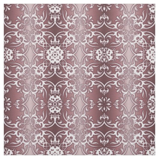 Damastblumenmuster Stoff (Muster)