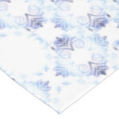 Damastblumenmuster Tischdecke (Schrägansicht)