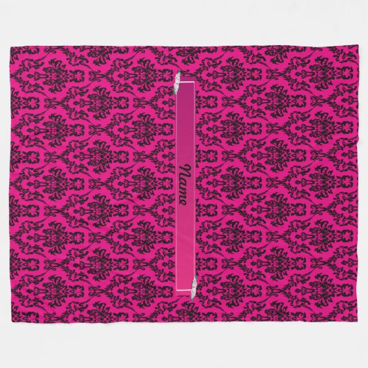 Damastdekor Fleecedecke (Vorderseite (Horizontal))