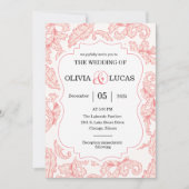 Damasteirat Einladung (Vorderseite)