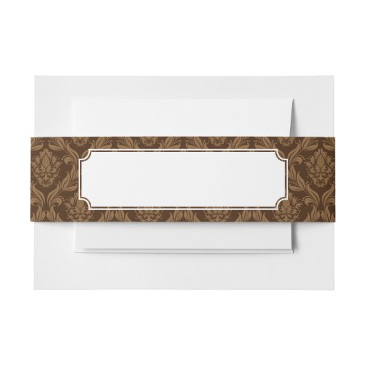 Damasthintergrund 2 einladungsbanderole (Vorderseite Beispiel)