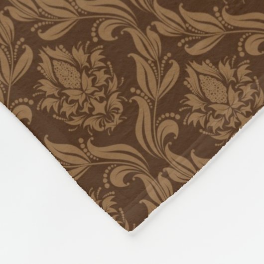 Damasthintergrund 2 fleecedecke (Ecke)